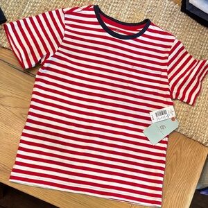 NWT Red White and Blue striped T shirt